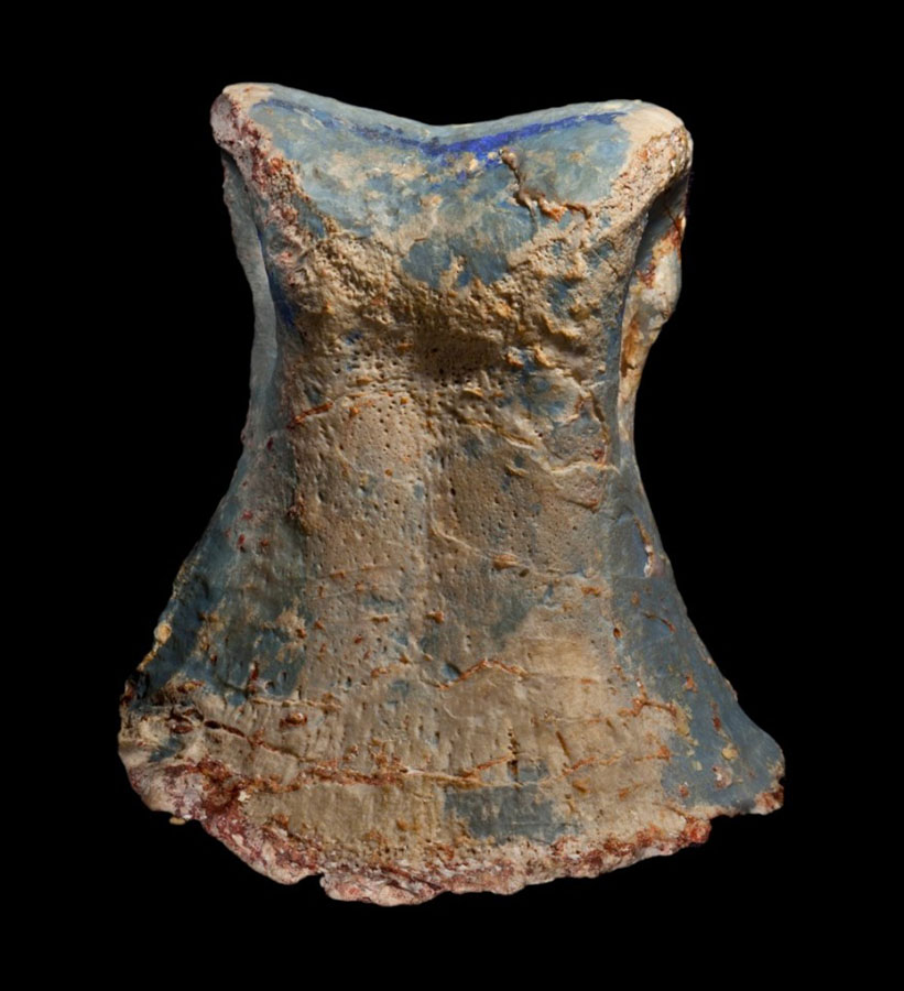 An opalized fossil of a toebone from Fostoria. Robert A. Smith, Australian Opal Centre
