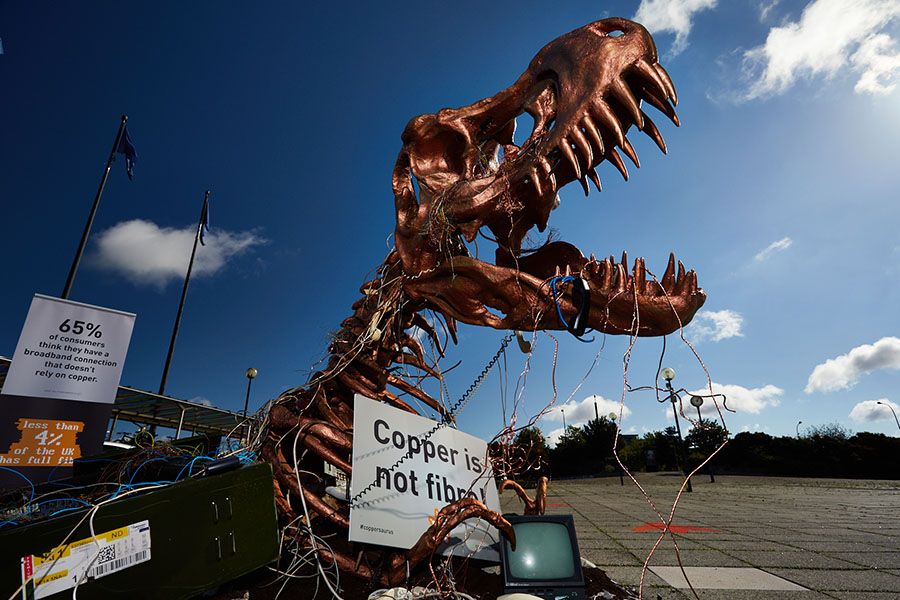 Welcome to Jurassic nark: Coppersaurus “unearthed” as UK grows frustrated with prehistoric broadband