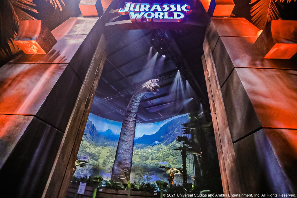 Welcome to jurassic world! | image courtesy of universal studios.